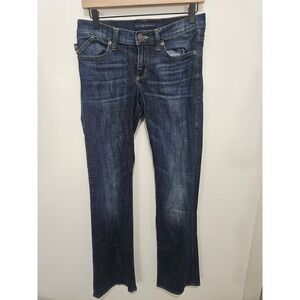 Rock & Republic Womens Dark Wash Studded‎ Bootcut Denim Jeans Size 6